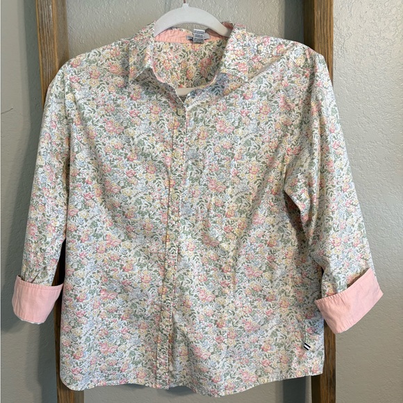 IZOD Floral Button-up - Picture 2 of 5